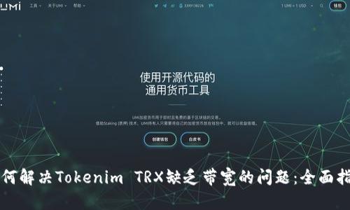 如何解决Tokenim TRX缺乏带宽的问题：全面指南
